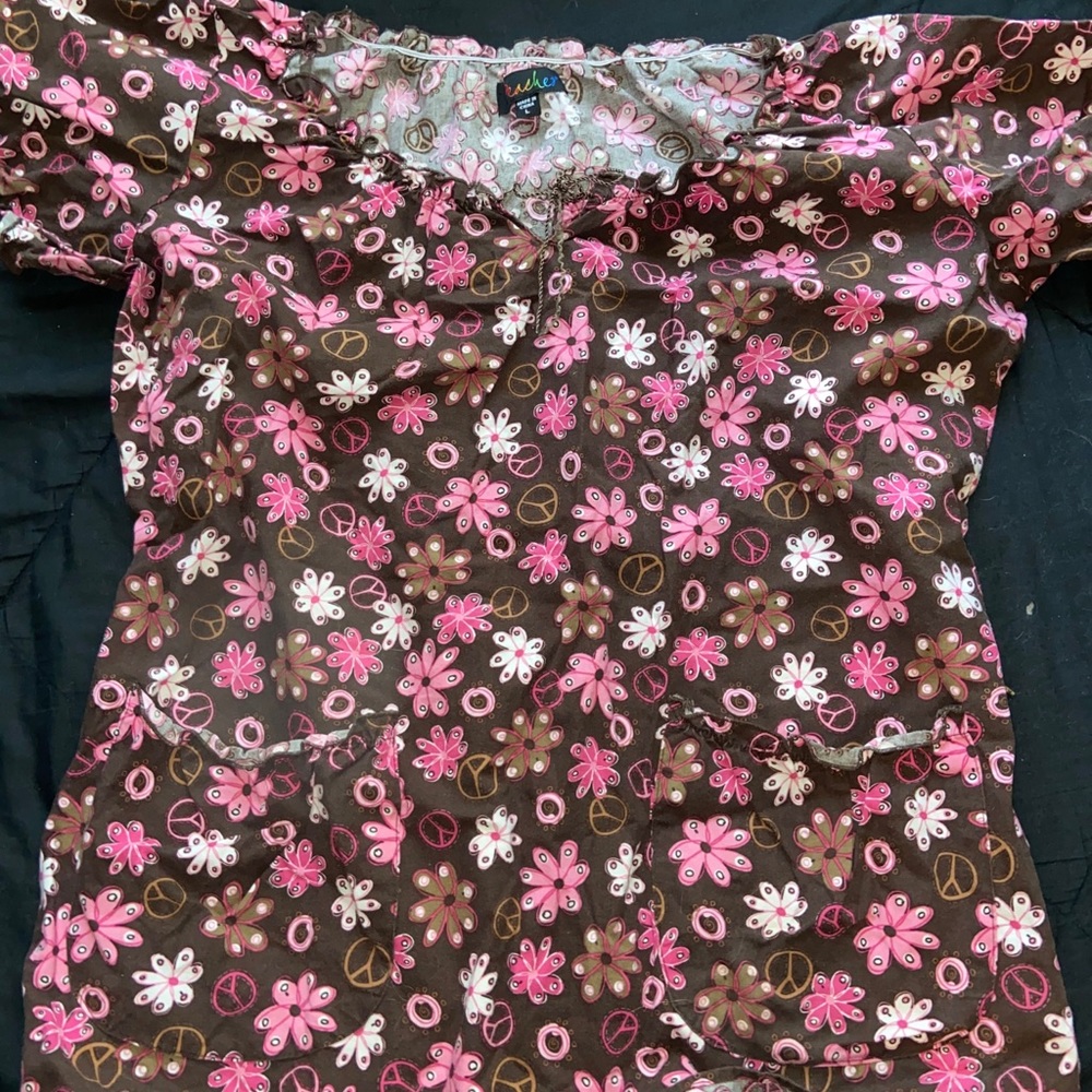 Large scrub top